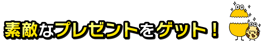 素敵なプレゼントをゲット