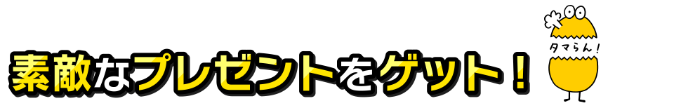 素敵なプレゼントをゲット