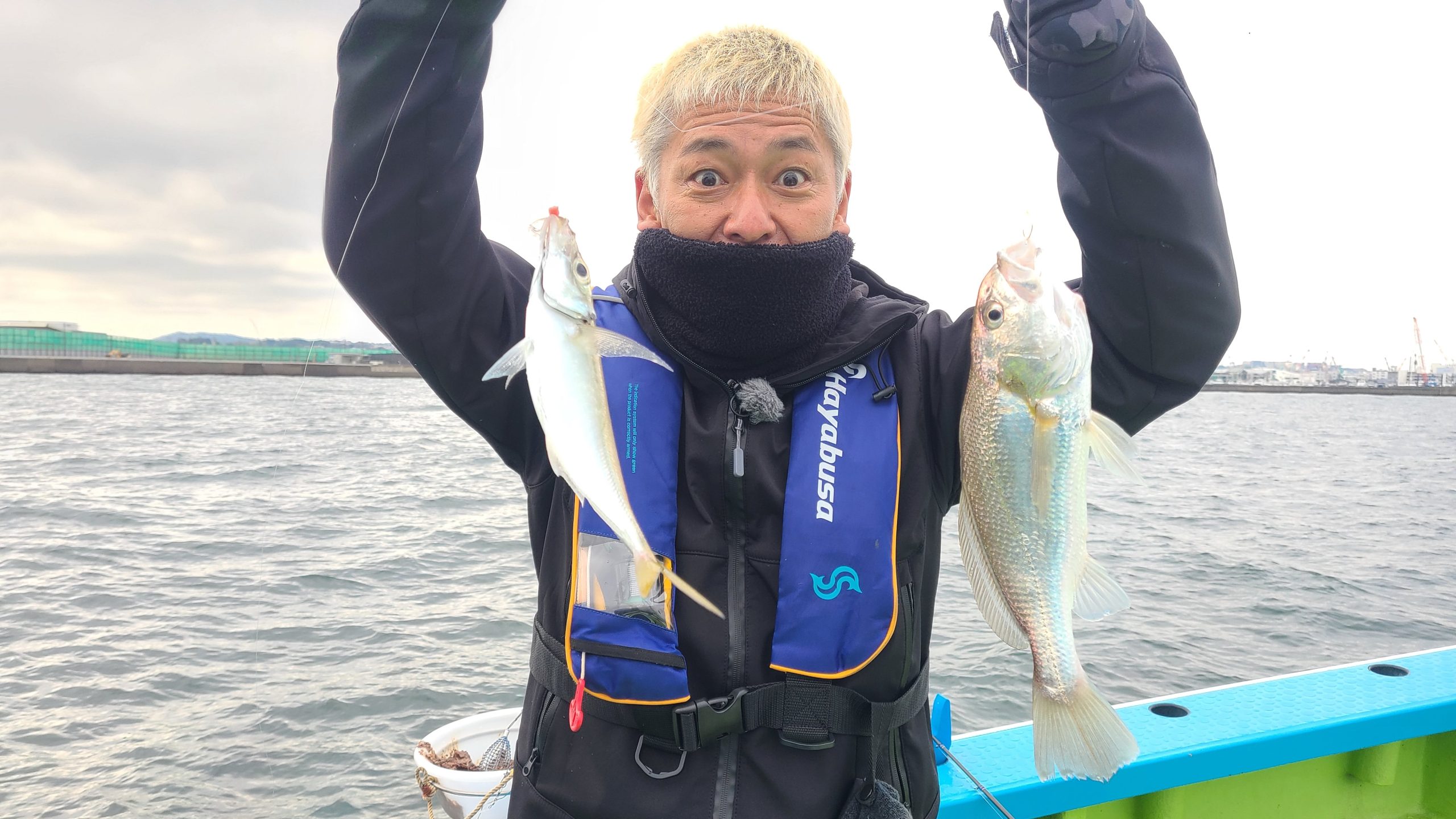 真冬のライトタックルアジならまかせろ！ 防寒対策を徹底し、早釣り対決で東京湾のアジ釣りを満喫♪